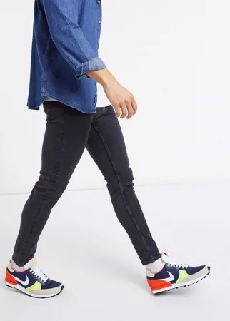 Черные супероблегающие джинсы New Look-Черный цвет