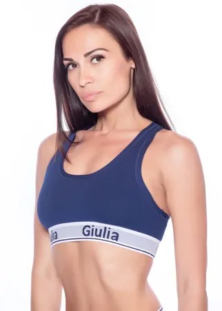 Топ женский Giulia COTTON BRA синий S