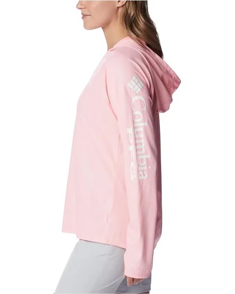 Худи Columbia PFG Tidal Deflector Hoodie, цвет Pink Pop