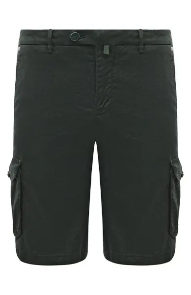 Шорты изо льна и хлопка Kiton
