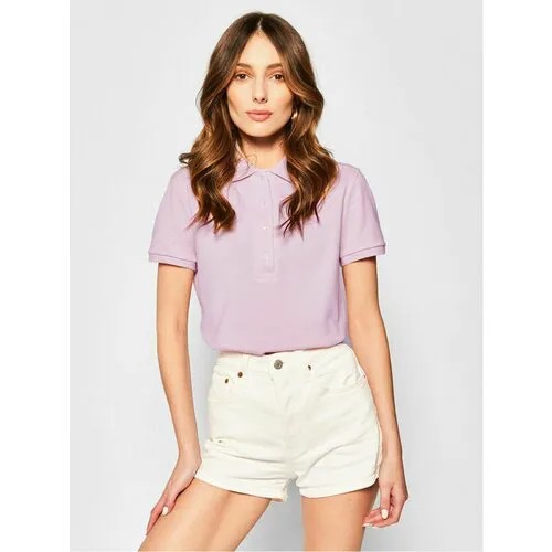 Поло LACOSTE, размер 42 [EU], розовый
