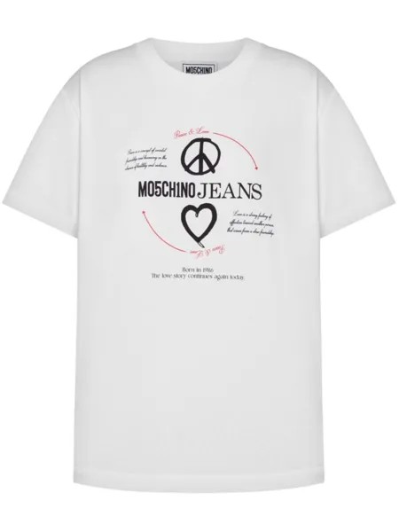 MOSCHINO JEANS футболка с логотипом