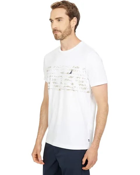Футболка Nautica Graphic T-Shirt, ярко-белый