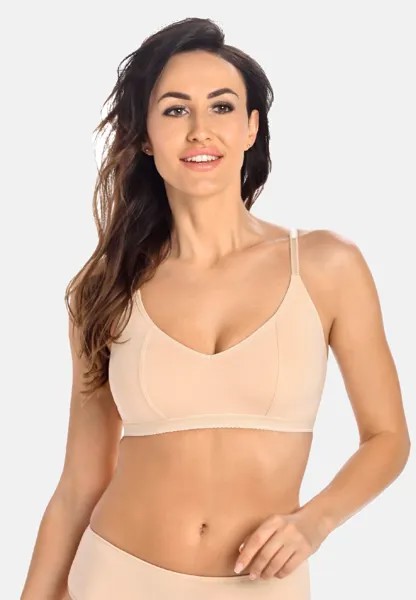 Бюстье Teyli Bralette aus Baumwolle für Frauen Bralette Bra, бежевый