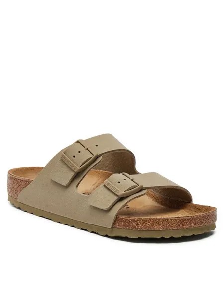 Мюли Birkenstock, хаки