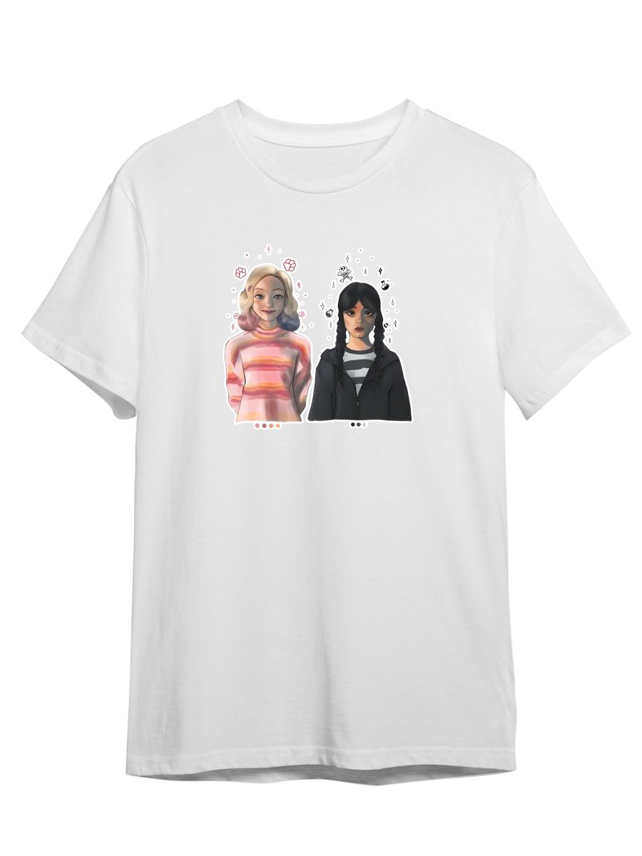Футболка унисекс СувенирShop Wednesday/Уэнсдэй/Венсдей 7 белая XL