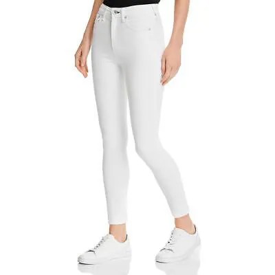 Белые женские узкие брюки до щиколотки с высокой посадкой Rag - Bone 27 BHFO 8624
