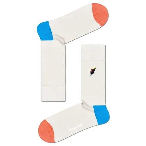 Носки унисекс Embroidery Ice Cream Sock с эскимо, бежевый, 25