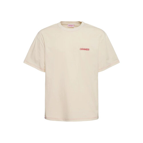 Футболка Charles Jeffrey Loverboy Loverboy Printed Lodo, размер XL, бежевый