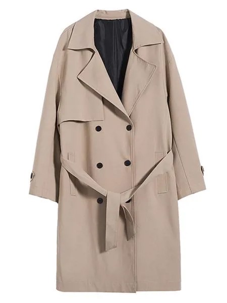 Тренч X-Long для мужчин, модное однотонное высококачественное роскошное мягкое пальто на пуговицах, с поясом, ветровка, повседневный праздничный Тренч унисекс, Осень-зима