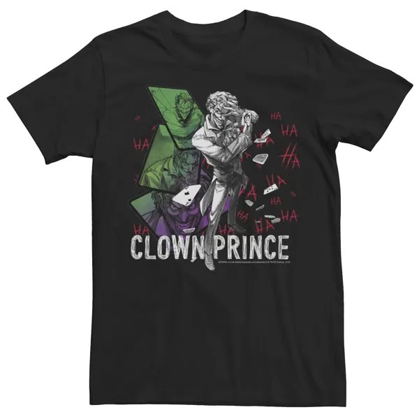 Мужская футболка «Бэтмен, Джокер, Клоун, Принц» DC Comics