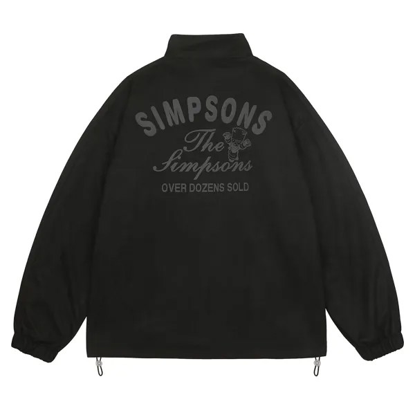 The Simpsons Куртка унисекс «Симпсоны», Коричневый (на флисовой подкладке)