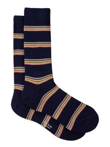 Носки в полоску Multiblock Paul Smith, черный