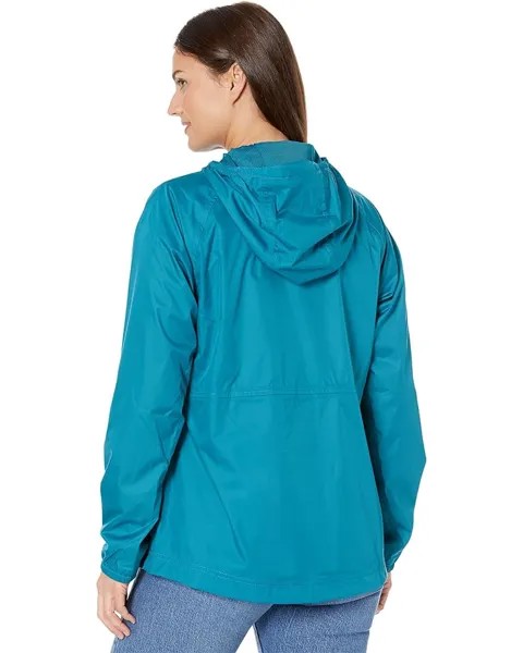 Куртка L.L.Bean Petite Waterproof Windbreaker Jacket, цвет True Teal