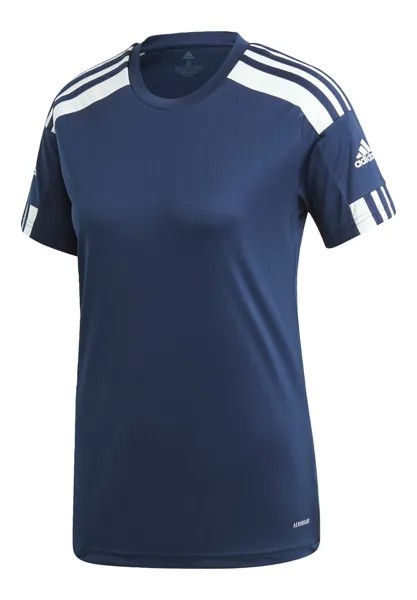 Спортивная футболка Adidas, темно-синий/белый