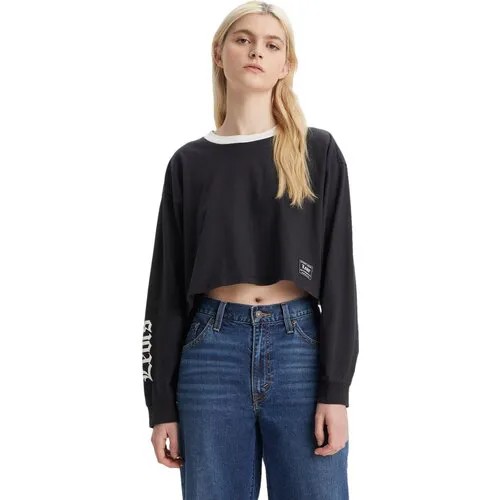 Лонгслив  Levi's,  размер M, черный