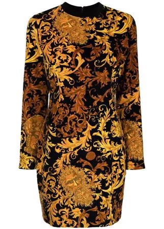 Versace Pre-Owned платье 1990-х годов с принтом Barocco
