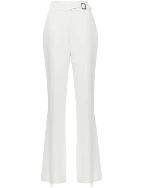 Ermanno Scervino брюки строгого кроя с пряжкой, белый