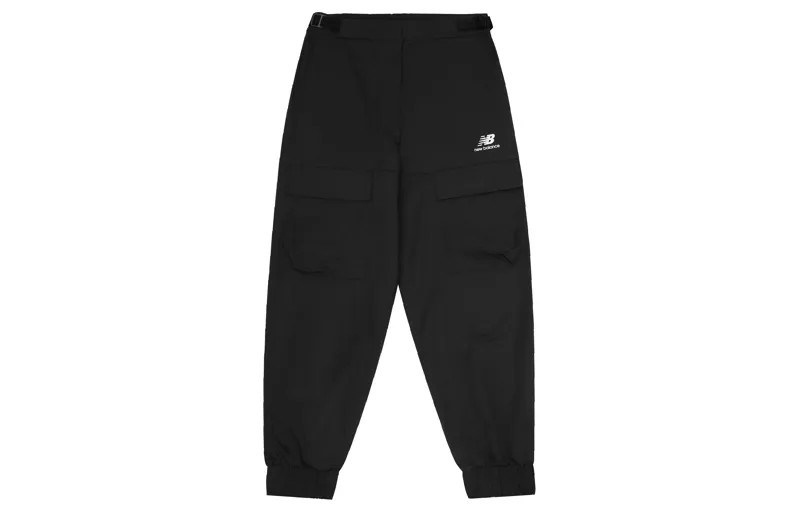 Женские трикотажные спортивные штаны New Balance, цвет Black