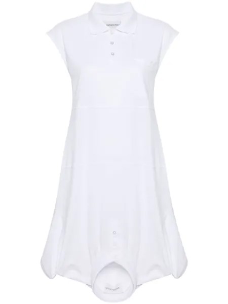 Viktor & Rolf платье-рубашка Upside Down Polo, белый