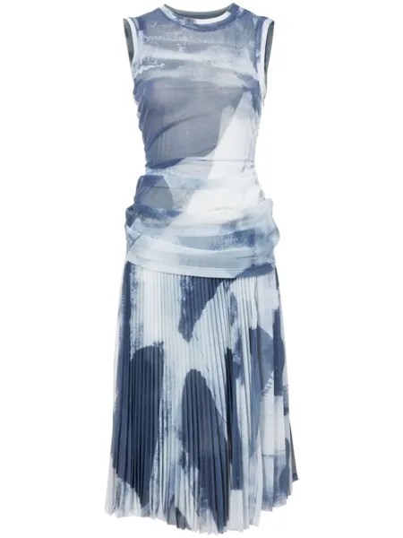 Платье миди Zoe Proenza Schouler, серый