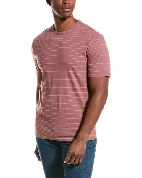 Футболка в полоску Vince Garment Dye Fleck, красный