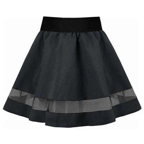 Серая школьная юбка для девочки 82663-ДШ22 38/152