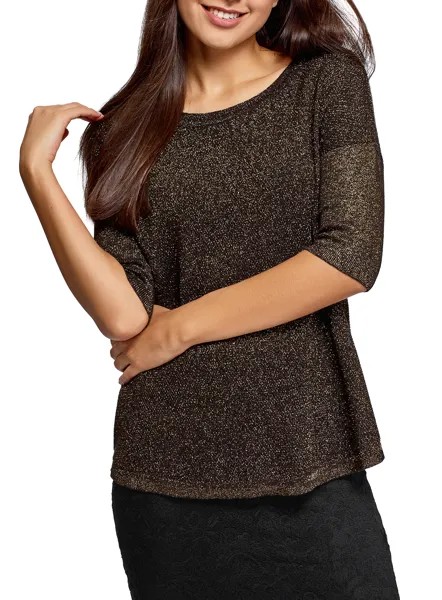 Джемпер женский oodji 63812566-1 черный XS