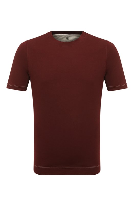 Хлопковая футболка Brunello Cucinelli