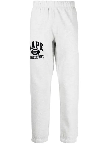 Спортивные брюки с нашивкой-логотипом AAPE BY *A BATHING APE, серый