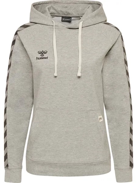 Толстовка Hummel Baumwoll Hoodie Hmlmove Classic Hoodie Woman, серый меланж
