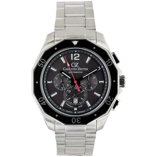 Наручные часы Carl von Zeyten Casual CVZ0079GYMS, мультиколор, черный