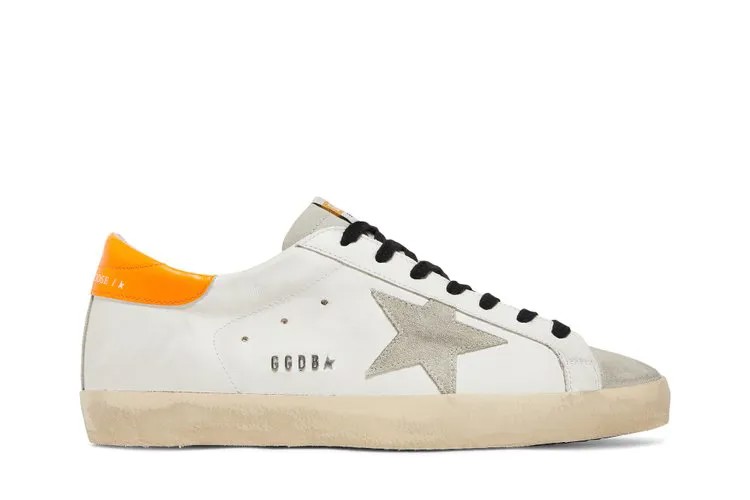 Кроссовки Golden Goose Superstar 'White Orange Fluo', серый