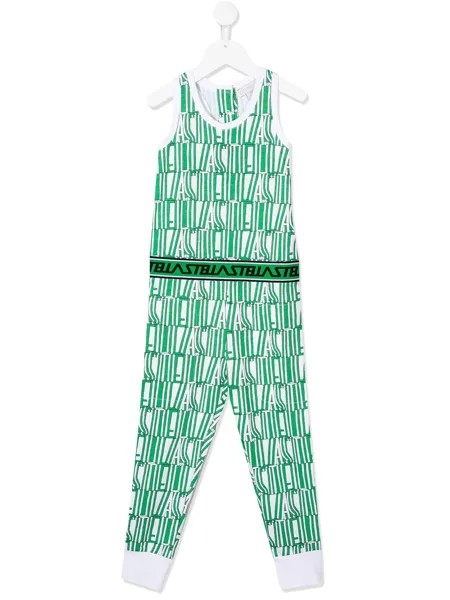 Stella McCartney Kids комбинезон с логотипом