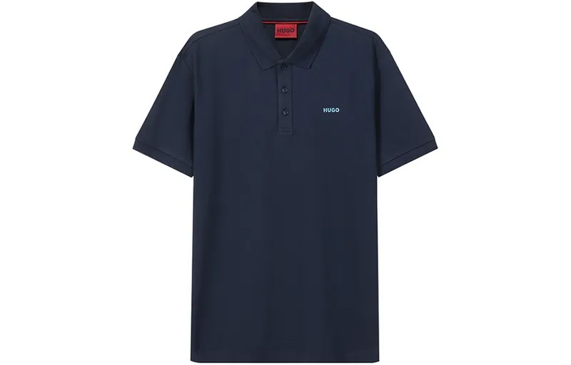 Мужская рубашка поло HUGO BOSS, Синий