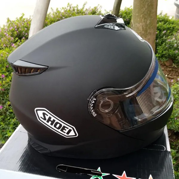 Мотоциклетный шлем, защитная шапка для езды по бездорожью, с двойными линзами