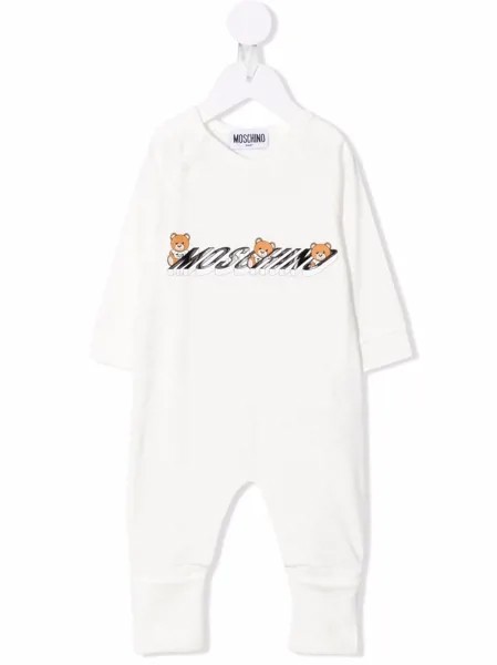 Moschino Kids пижама с логотипом