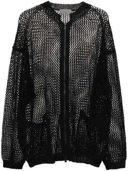 Толстовка на молнии Yohji Yamamoto, черный