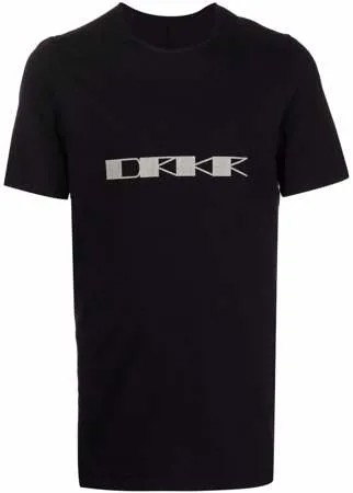 Rick Owens DRKSHDW футболка с логотипом