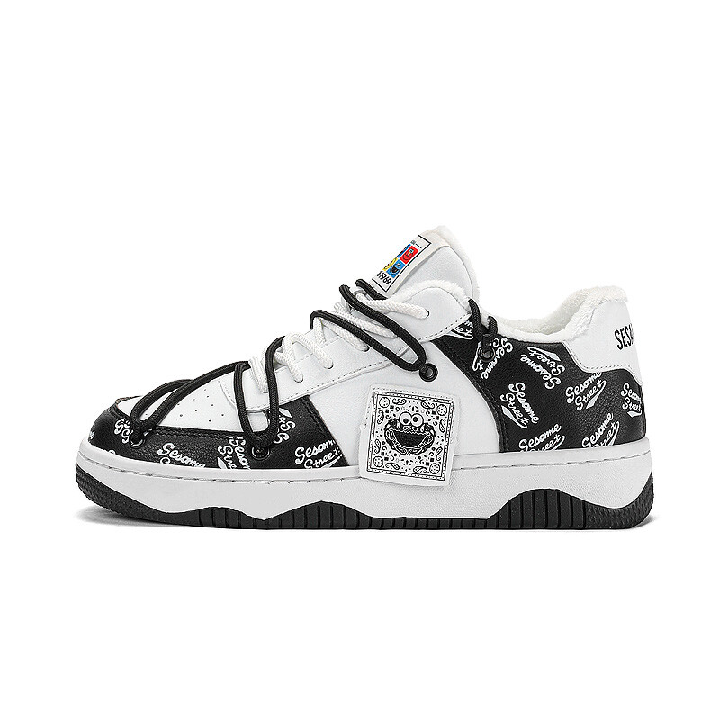 Кроссовки SESAME STREET Skateboarding Shoes Unisex Low-top, красный