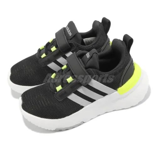 Детские кроссовки для дошкольного возраста adidas Racer TR21 C, черные, серебристые, белые, GW8079