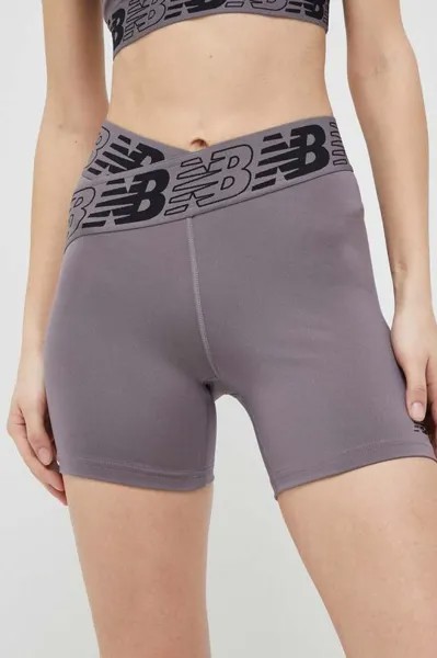 Тренировочные шорты Relentless New Balance, серый