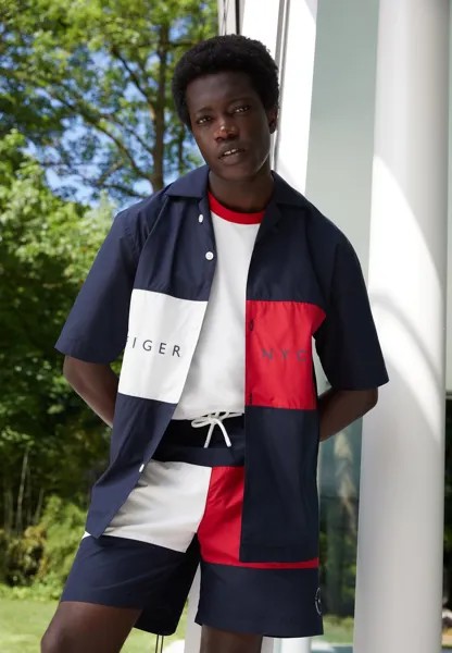 Рубашка Exclusive Hilfiger Team Flag Tommy Hilfiger, темно-синий