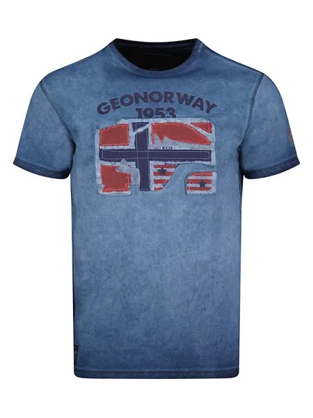 Футболка Geographical Norway, темно-синий