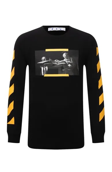 Хлопковый лонгслив Off-White