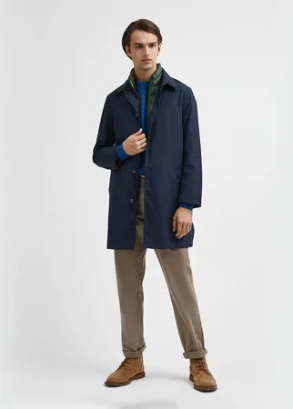 Плащ мужской United Colors of Benetton 21A_22IZ5K2E8 синий XL