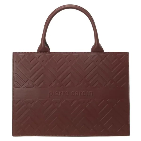 Сумка женская Pierre Cardin 1937 бордово-коричневая