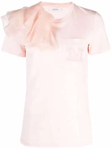 Max Mara футболка с оборками