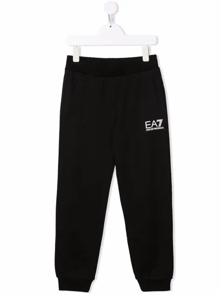 Emporio Armani Kids спортивные брюки с логотипом