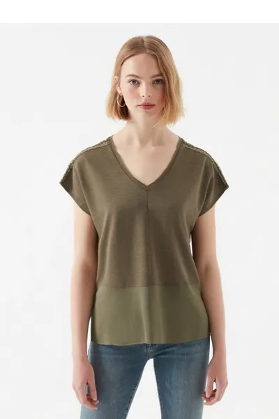 Рубашка женская Mavi 166315-28300 зеленая M